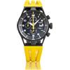 Locman Montecristo Chrono 41mm nero e silicone giallo 0542K01S-KMBKYLSY