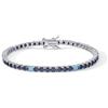 Comete Bracciale Comete in Argento 925 con Zirconi neri e turchesi UBR 1253 M20