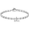 Ti Sento Milano Bracciale Ti Sento Milano Tennis in argento con zirconi bianchi 23041ZI
