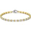 Ti Sento Milano Bracciale Ti Sento Milano Tennis in argento dorato con zirconi 23041ZY