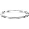 Ti Sento Milano Bracciale Ti Sento Milano rigido in argento con zirconi 23045ZI