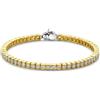 Ti Sento Milano Bracciale Ti Sento Milano Tennis in argento dorato con zirconi 23039ZY