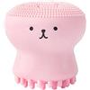 332PageAnn Spazzola detergente per il viso in silicone, spazzola per pori in silicone a forma di polpo medusa, per massaggio esfoliante per il viso, colore: rosa