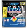 Finish POWERBALL Ultimate Infinity Shine Pastiglie Lavastoviglie con Scudo Prottettivo contro lo Sporco, Tecnologia Activblu - 60 Capsule
