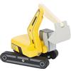 Small Foot Escavatore con Pala con Cabina in Legno, Veicolo Gioco con Braccio Girevole a 360° ed Effetto Catena Realistico, dai 2 Anni, 12637