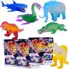 #sbabam FUNNY BOX Jurassik Monster, Dinosauri per Bambini Allungabili con Effetti Speciali, 3 Pz, Giochi per Bambini da Edicola con T-Rex, Triceratopo e Altri - Animali Giocattolo per Bambini +3 Anni
