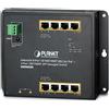 PLANET WGS-4215-8P2S - Industrial 8-Port Gigabit PoE Wall-mount Switch & 2-Port SFP Uplink, managed -40/+75C degrees