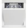 INDESIT D2IHKL326 Lavastoviglie da Incasso a scomparsa totale da 60 cm, Classe E, 14 Coperti , 5 Programmi, Altezza 82 cm