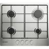 INDESIT THP 642 IX Piano cottura a gas, INOX, 4 fuochi, Comandi frontali