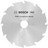 Bosch 1x Lama per sega circolare a filo PRO Construct Wood a filo | per Legno da costruzione con malta e chiodi, Ø 190 mm, Professional Accessorio Seghe circolari a filo portatili