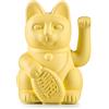 Donkey Gatto della fortuna / maneki neko, Plastica, giallo., ca. 15 x 10,5 cm