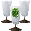 SOLUZIONIGIARDINO Cappuccio Protezione Piante Inverno 3 Pezzi da 1,5x1,8 m, Telo Antigelo per Piante in Tessuto non Tessuto, Copertura Piante Inverno 17g/m2, telo per piante inverno antigelo, telo termico per piante