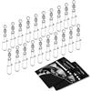 AMZfishing® 20x Girello per Pesca con Fast-Lock | Girello a moschettone per Pesca | Assortimento di girelli | Set di girelli | Girelli per Pesca | Girello per Pesca | Set di girelli per Pesca (40, 1)