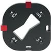 Generic Maschera per raggio angolare per la lavorazione del legno, modello per raggio angolare arrotondato - Modelli di router in lega di alluminio | Maschere per angoli arrotondati del router con modello ad