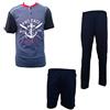 NAVIGAREhomewear Pigiama Uomo Pigiama Uomo 3 Pezzi Mezza Manica Pantalone Lungo e Corto Cotone Navigare Art. 140895T (Jeans, 48/M)