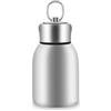 Boziee 280ML piccola fiaschetta thermos in acciaio inox, senza BPA, fiaschetta sottovuoto portatile per bevande calde e fredde (argento oro)