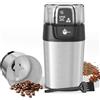 QEXREED Macina Caffe' Elettrico 200W, Macinacaffè Elettrico con Contenitori Rimovibili in acciaio inossidabile, 70g Capacità, per Chicchi di Caffè, Spezie, Cereali, Pepe, Noci