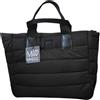 BORSA SHOPPER QUILTED BLACK CON MANICI MAD MOISELLE