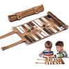 VAIAV Backgammon Set da Viaggio Portatili Gioco da Tavolo (Marrone)