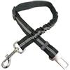 NYGGTYK 1 guinzaglio per cani, cintura di sicurezza per cani, pettorina per cani, accessori da viaggio per animali domestici, cintura di sicurezza per auto, guinzaglio per cani (nero)