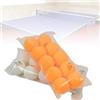 Fancyland palla per tennis da tavolo, 10 pezzi, professionale, pallina da tennis da tavolo, 40 mm di diametro, peso 2,9 g, 3 stelle, palline da ping-pong per la formazione a bassa competizione, bianco