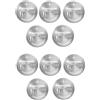 Panasonic Cr2032 - Batterie a bottone, al litio, 3 V, Dl2032 Ecr2032, 2Units of Pack of 5