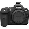 MUZIRI KINOKOO EOS R6 Custodia Protettiva Compatibile per Canon EOS R6/EOS R6 II/EOS R6 Mark II Fotocamera - Custodia in Silicone Morbido - Nero