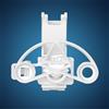 Jeimay Per PS 5 Controller Mini Volante Gamepad Da corsa, volante Accessori di ricambio Per Play Station 5 (Bianco)