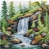 Xinpinzhou Kit Punto Croce Prestampato da Ricamare Completo, 11CT, 40x40 cm