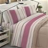 BANZAII TEXTILE INNOVATOR ONLINE Banzaii Completo Lenzuola Matrimoniale Invernale in Flanella Felpate 100% Cotone Anti-Pilling 2 Piazze Doriana Rosa