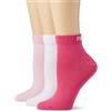 PUMA quarter Donna Calze da sneaker set da 9 paia - Pink - 39-42, Pink/Rosa/bianco