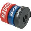 MADGON Bande Elastiche di Resistenza (Come Fascia Singola in 5 Punti di Forza o in Set) - Resistance Band Antistrappo con Borsa e Guida PDF - Elastici Fitness