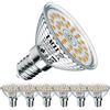 EACLL Lampadina LED E14, Luce Bianco Caldo 2700K, 5W Sostituisce Lampadine Alogene da 60 W, Confezione da 6, 560 LM, Angolo di Lrradiazione a 120°, Faretto Non Dimmerabile, R50 Riflettore AC 230 V