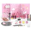 Aifanciey Calendario dell'Avvento Beauty 2025 Calendario Avvento Makeup - Calendario Conto alla Rovescia Natale Set da 24 Prodotti per Occhi, Viso, Labbra e Unghie - Regalo per Ragazze, Adolescenti e Donne
