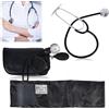 Molbory Sfigmomanometro manuale: cuffia per la pressione sanguigna con stetoscopio e bracciale, cuffia per la pressione sanguigna manuale per servizi di emergenza domestica, kit classico professionale con