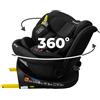 KidsZone Seggiolino Auto 0-36 kg Isofix - Seggiolino per Bambini i-Size 40-150cm Gruppo 0+/1/2/3 - Seggiolino Auto Girevole 360 - Reclinabile 8 Posizioni, Regolazione Poggiatesta 24 cm