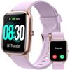 GRV Smartwatch Uomo Donna Orologio Fitness Contapassi Cardiofrequenzimetro da Polso Conta Calorie Impermeabile 5ATM per Android iOS Notifiche Chiamate Messaggi Ciclo Mestruale 9 Modalità Sportivo