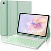FOGARI Custodia con Tastiera Retroilluminata Italiana per Samsung Tab A9+, Compatibile con Samsung Tab A9 Plus 11 2023 (SM-X210/X216/X218), Tastiera Bluetooth Portatile Magnetica Staccabile, Verde