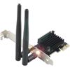 Ziyituod Scheda WiFi PCIe - Dual Band 2,4 GHz&5 GHz + Bluetooth 4.2 - Adattatore Wireless PCI-E con Bracket Low Profile e Dissipatore - Per PC Gaming e Desktop - Compatibile con Windows 11/10/8.1/8/7 e Linux