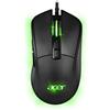 Acer, mouse gaming STARLIGHT-GM1000, materiale: gomma, 10 effetti LED multicolore, 7 pulsanti, 10000 dpi, 100 IPS, cavo 1.7 metri rivestito in tessuto