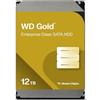 Western Digital - Hard disk interno WD Gold di classe enterprise da 12 TB - Classe 7200 RPM, SATA 6 GB/s, cache 512 MB 3,5 - WD122KRYZ