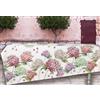 Tag House - Tovaglia da Tavola in Puro Cotone Stampato Alta Qualità, Rettangolare, Copritavolo Elegante Julisa, 12 posti 150x275 cm Made in Italy