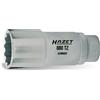 Hazet 880Tz-9 Inserto per Chiave a Bussola a Doppio Esagono, Argento, Attacco Quadro, Cavo, 10 mm 3/8 di Pollice