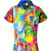 King Kameha Funky-Bluse-Camicie-Hawaiana, Manica-Corta, Pineapple-Leaves, Colori-Misti-Casuali, 3XL