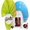 irpot Set Uovo di Pasqua Personaggio a scelta con guscio apribile e gadget uovo di cioccolato con tazza in ceramica portachiavi e sacca porta oggetti (Giroud - Milan)