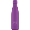 Cool Bottles - Borraccia Termica in Acciaio Inox - 500 ml - Vivid Violet - 26,5 x 7 cm - Bottiglia Termica Ermetica - Bevande Fredde 36 Ore e Calde 18 Ore - Triple Parete -Cool Technology - Senza BPA
