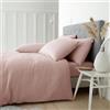 Catherine Lansfield Set copripiumino singolo in cotone spazzolato con federa rosa