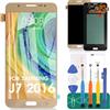 SRJTEK Schermo di ricambio per Samsung Galaxy J7 2016 J710 J710F J710M/H TFT LCD Touch Screen Digitizer Glass Assembly (non originale AMOLED)