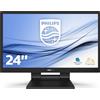 Philips Monitor PC 23.8 pollici Touch IPS HDMI DVI VGA DisplayPort - 242B9T/00 Monitor LCD con SmoothTouch 242B9T/00
