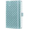 SIGEL J6112 Agenda settimanale, A6, copertina rigida, azzurro, certificato FSC